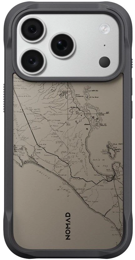 Nomad Rugged dėklas, balandra – iPhone 18 Pro/17 Pro