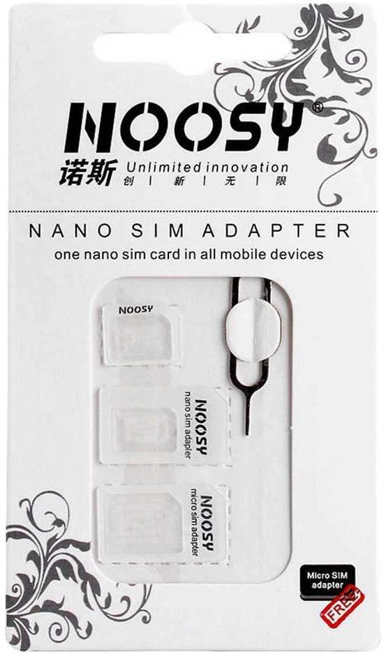 iLike „Hurtel Noosa“ SIM kortelės adapterių rinkinys + raktas – Baltos