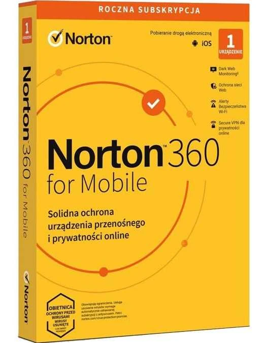 Norton 360 Mobile 1 – įrenginys – licencija vieneriems metams