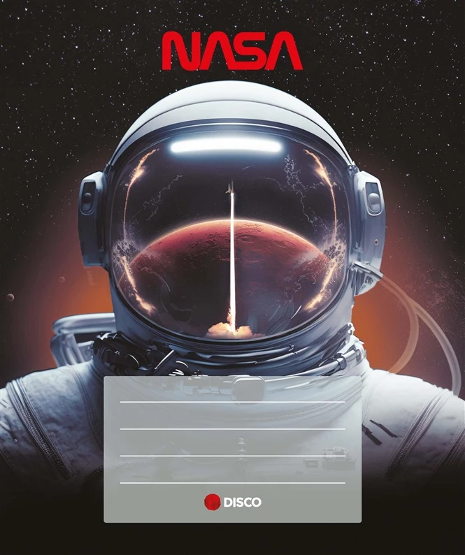 DISCO Sąsiuvinis Nasa, 32 lapų, linijomis