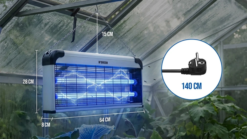 Noveen Vabzdžių naikinimo lempa IKN240 LED Ekonominė 40 W N'OVEEN