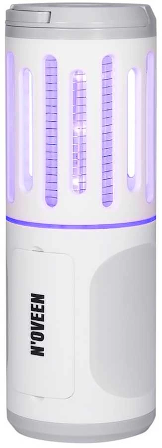 Noveen IKN853 Kukaiņu Nogalināšanas Lampa 3in1 Lampa Lukturis Kukaiņu Nogalinātājs Ar Akumulatora Barošanu ABS Korpuss Melns