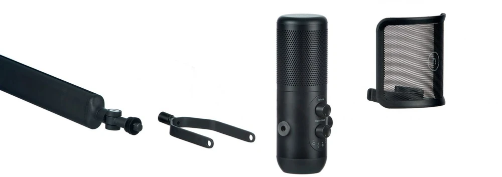 Novox NCX New - profesionalus USB mikrofonas, 3 kapsulių
