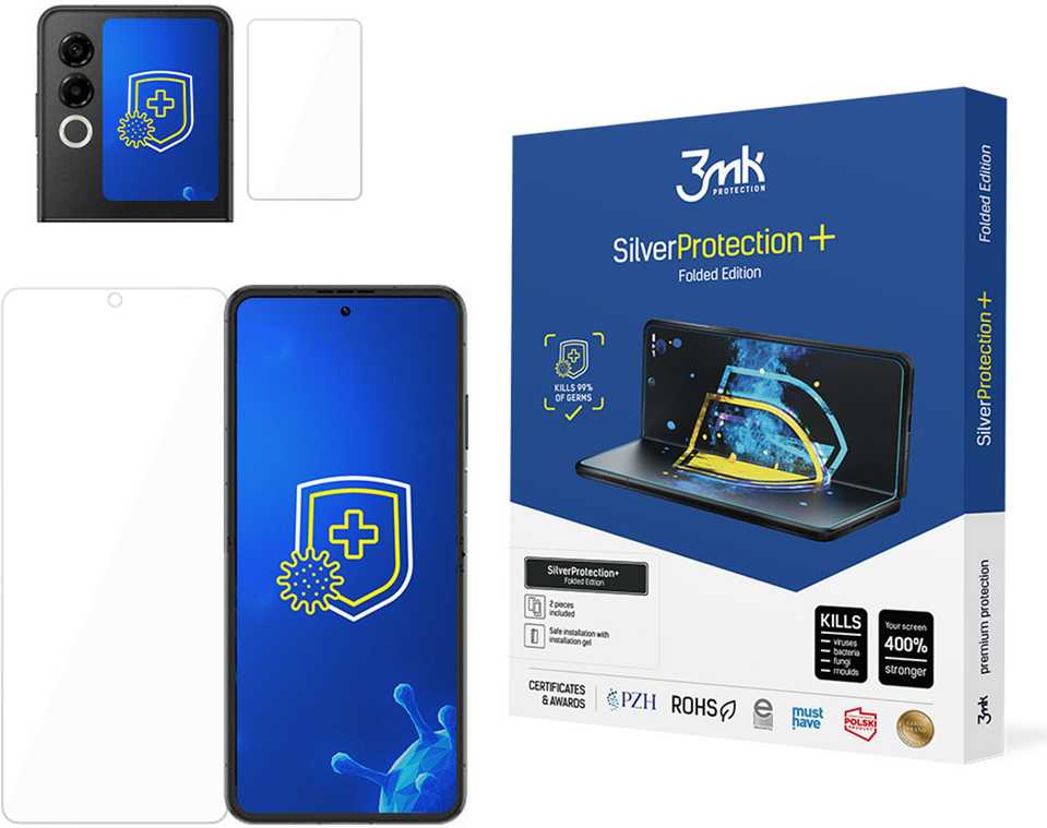 3Mk Protection Nubia Flip 2 – 3mk SilverProtection+ sulankstytas leidimas