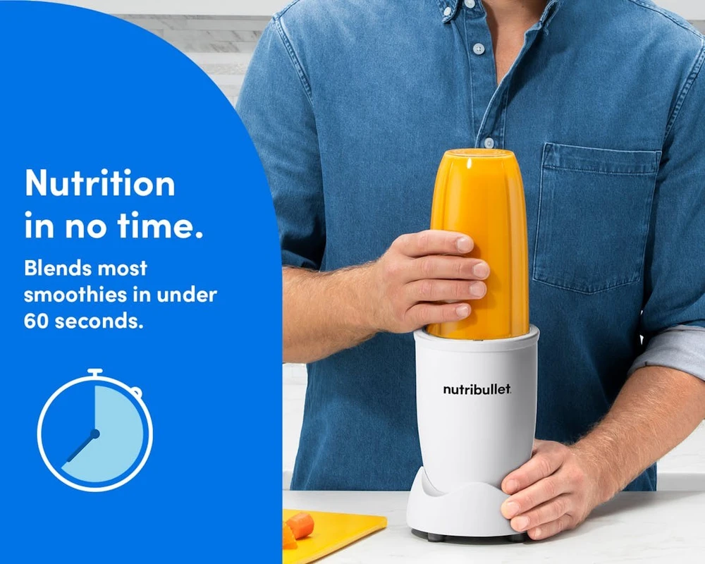 Plakiklis Trintuvas Nutribullet Pro NB907MAW