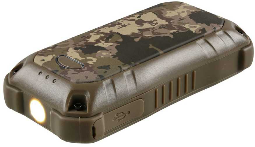 „Ocoopa UT4 Extreme“, 10000 mAh, iki 18 val., išorinė baterija PD/QC 22,5W, IP56, kamufliažinė