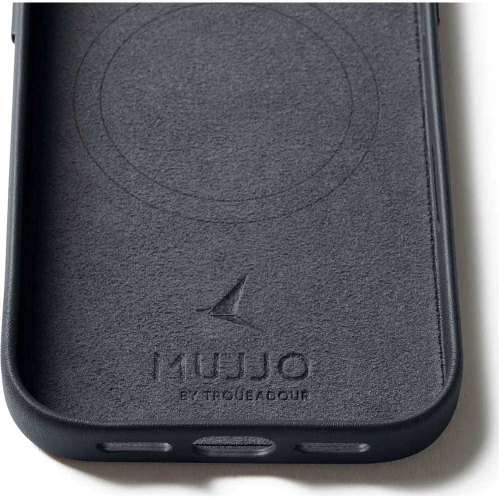 Mujjo Full Odinis dėklas MagSafe Case for iPhone 17 Pro Pilkas