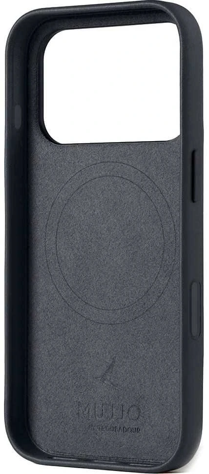 Mujjo Full Odinis dėklas MagSafe Case for iPhone 17 Pro Pilkas