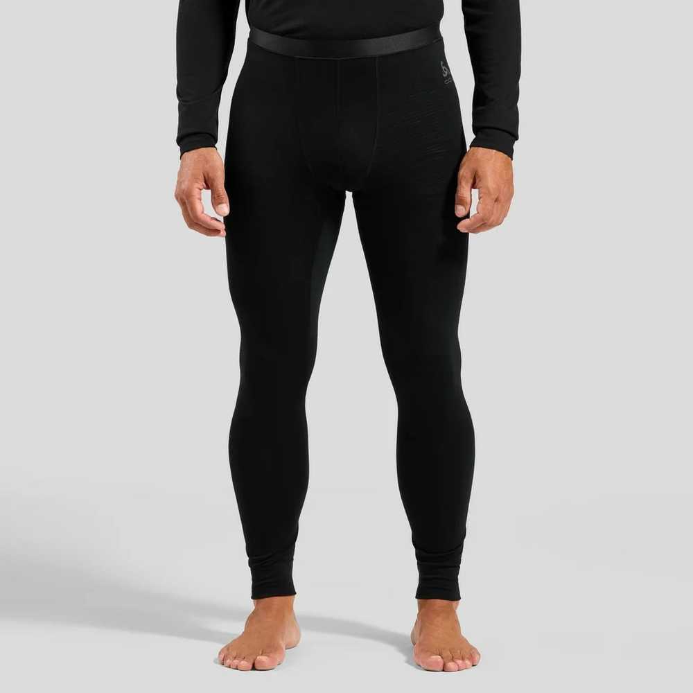 ODLO Merino 160 BL Bottom Long men's leggings, dydis L, juodas