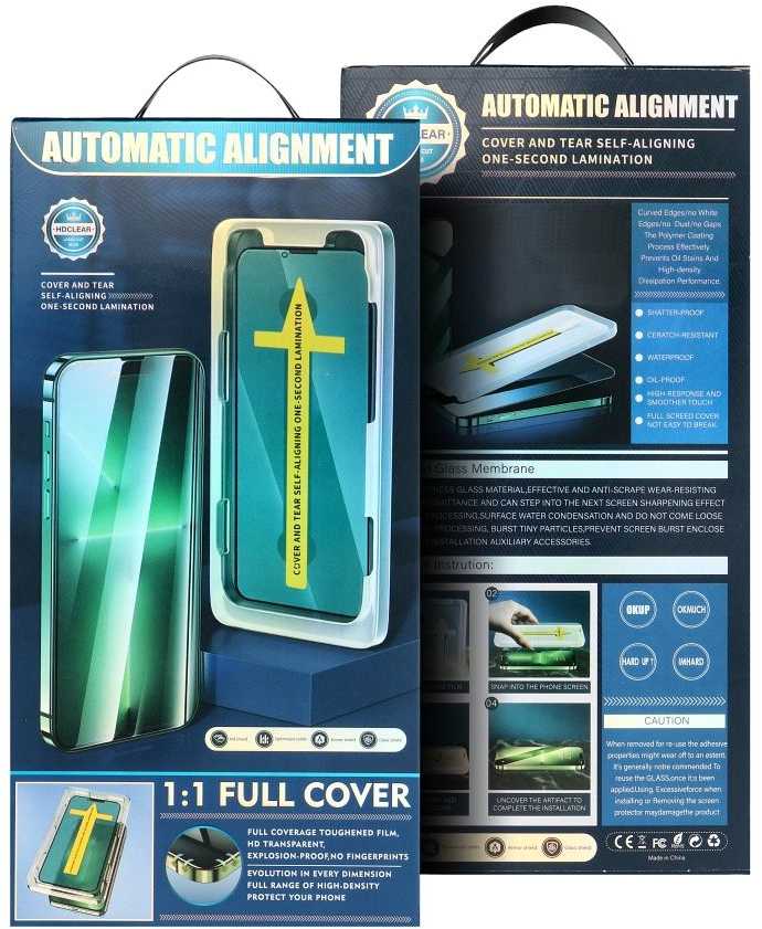 Oem 5D Full Glue Apsauginis stiklas skirtas Apple iPhone 12 Pro juodas + aplikatorius