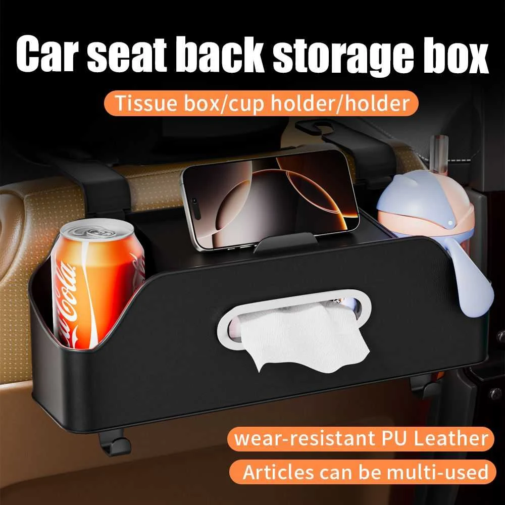 Oem Automobilio organaizeris for front seats with compartments OXFORD juodos spalvos