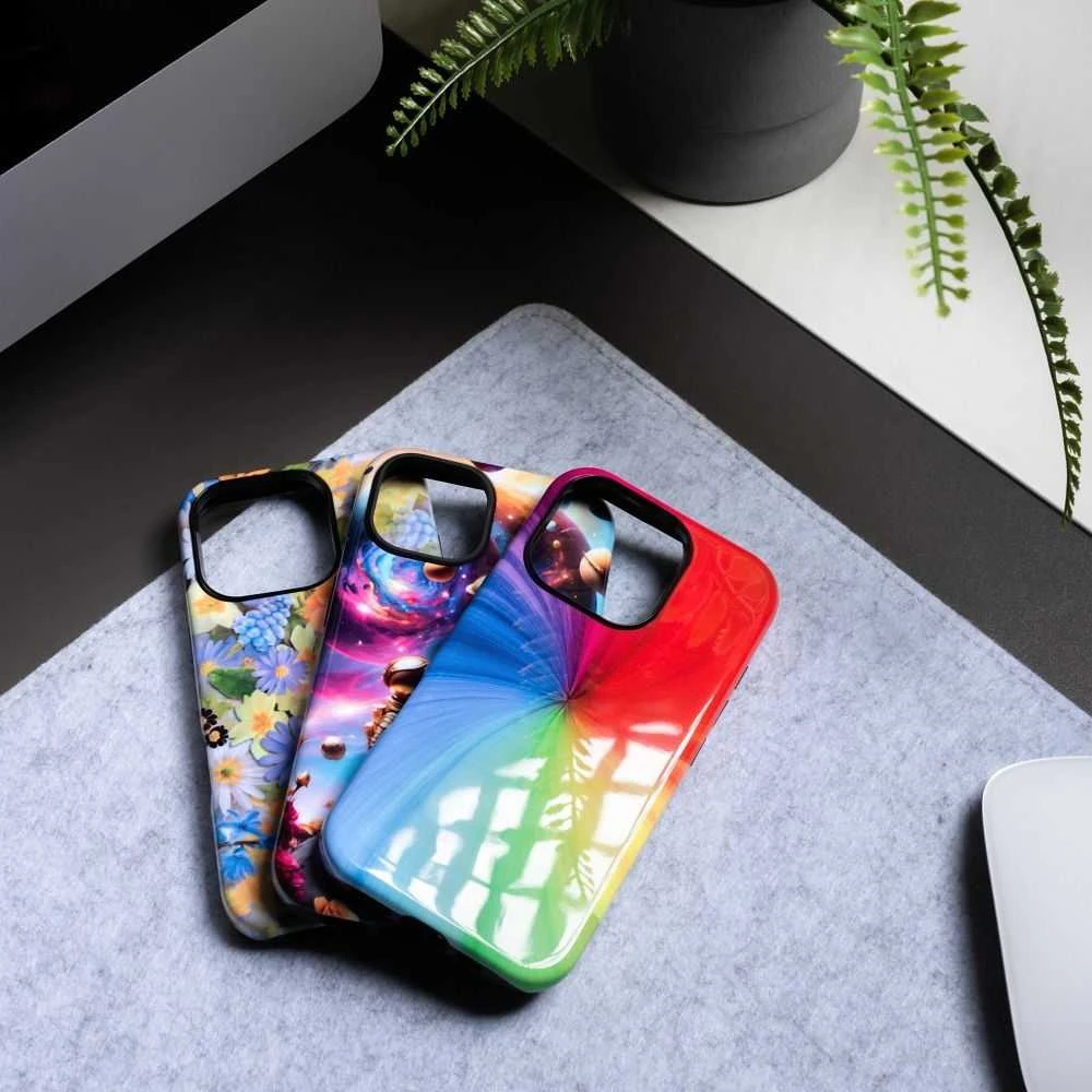 Lamel Brands Dvigubo sluoksnio „Oem“ sublimacijos dėklas, suderinamas su „MagSafe“, skirtas „iPhone 17 Air“.