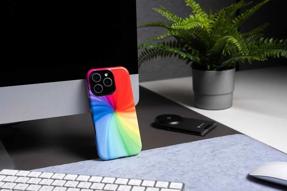 Lamel Brands Dvigubo sluoksnio „Oem“ sublimacijos dėklas, suderinamas su „MagSafe“, skirtas „iPhone 17 Air“.