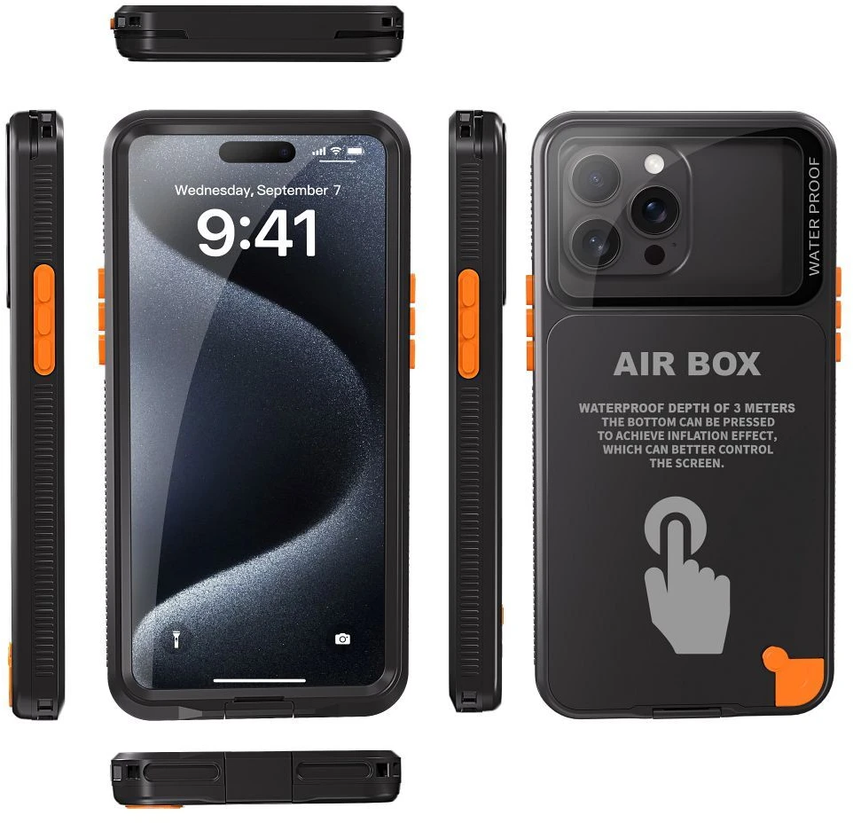Oem Dėklas, skirtas „Airbox 6.7 Shellbox“ vandeniui atspariam juodam