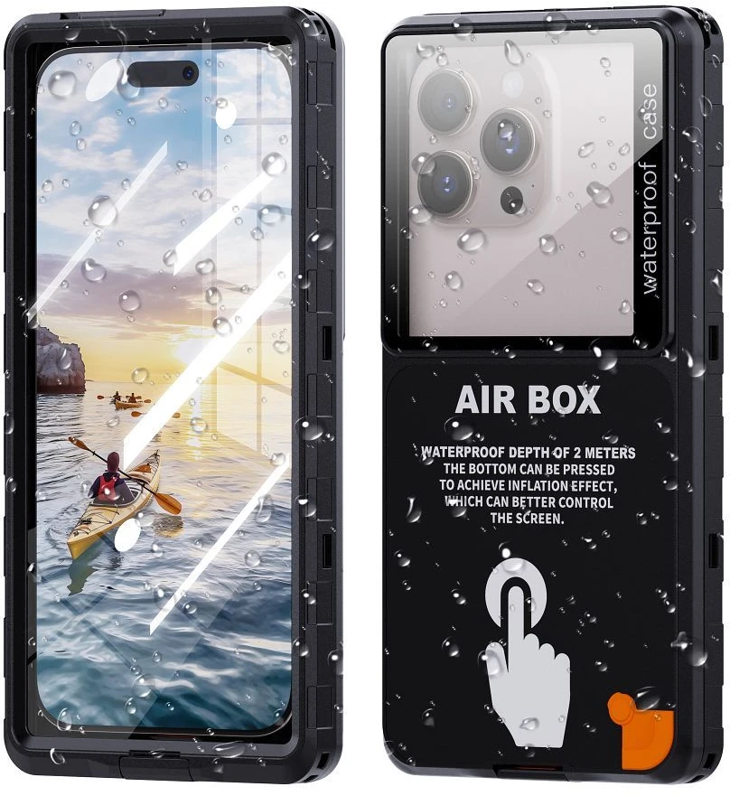 Dėklas Oem Case for Airbox MAX 6.9 Shellbox waterproof juodas