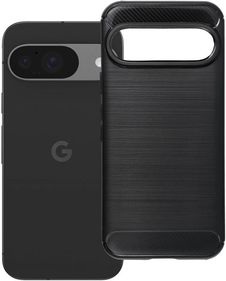 „Oem“ dėklas, skirtas „Google Pixel 9 Carbon 2.0“, juodas
