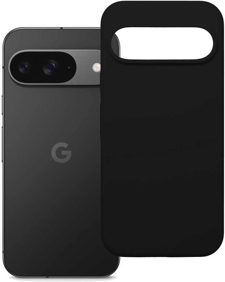 OEM dėklas, skirtas „Google Pixel 9“ silikoniniam 2 mm dėklui (apsauginis fotoaparatas), juodas