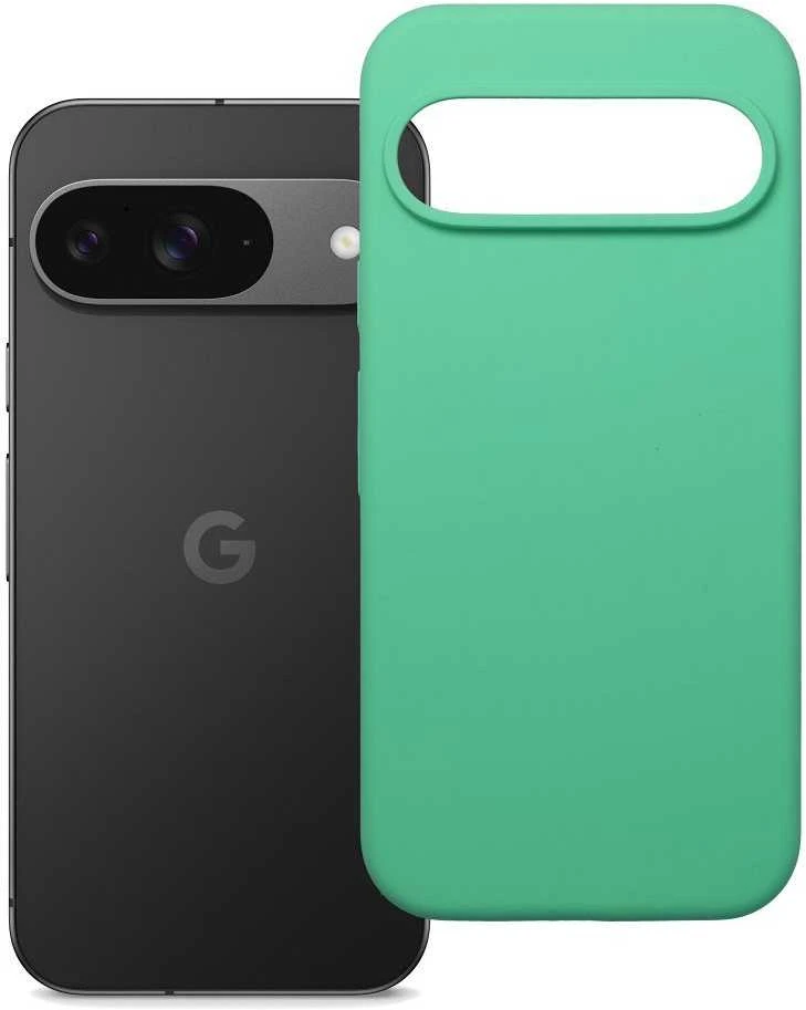 „Oem“ „Google Pixel 9“ silikoninis 2 mm dėklas (apsauga nuo kameros), mėtinis