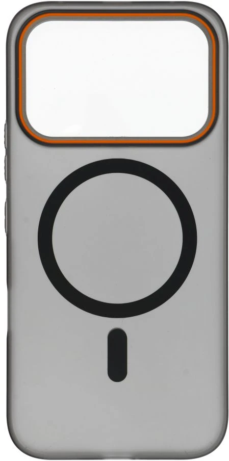 Dėklas Oem Case for Honor 600 / 600 PRO Go Oranžinis compatible with MagSafe juodas