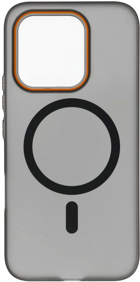 Dėklas Oem Case for Honor 600 LITE Go Oranžinis compatible with MagSafe juodas