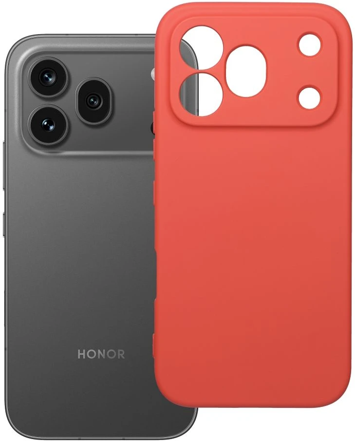 OEM dėklas, skirtas Honor 600 PRO silikoniniam dėklui, persikų spalvos