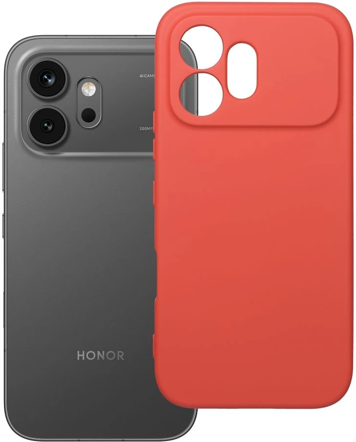 OEM dėklas, skirtas Honor 600 silikoniniam dėklui, persikų spalvos