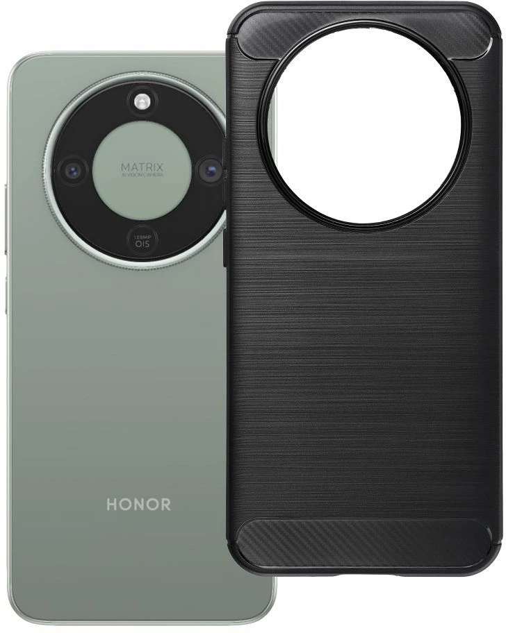 Dėklas Oem Case for Honor Magic 8 LITE Carbon 2.0 juodas