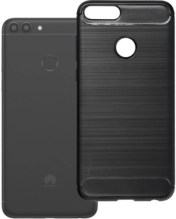 Oem Huawei P Smart Carbon 2.0 dėklas, juodas, originalus