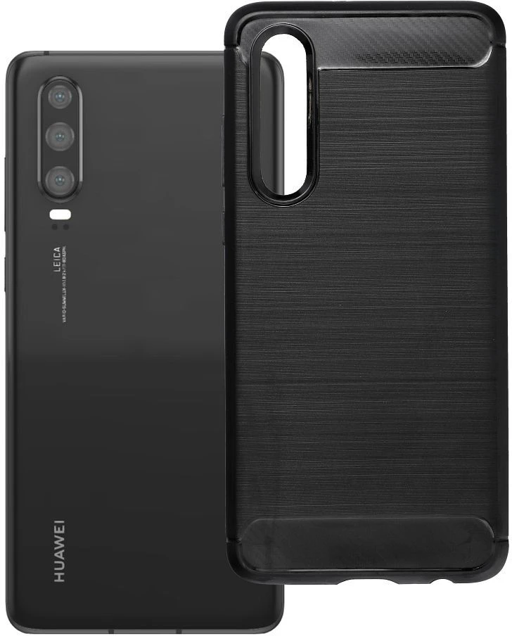 Dėklas Oem Case for Huawei P30 Carbon 2.0 juodas