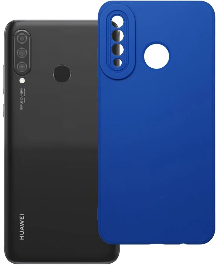 OEM dėklas Huawei P30 LITE matinis 2.0 mėlynas