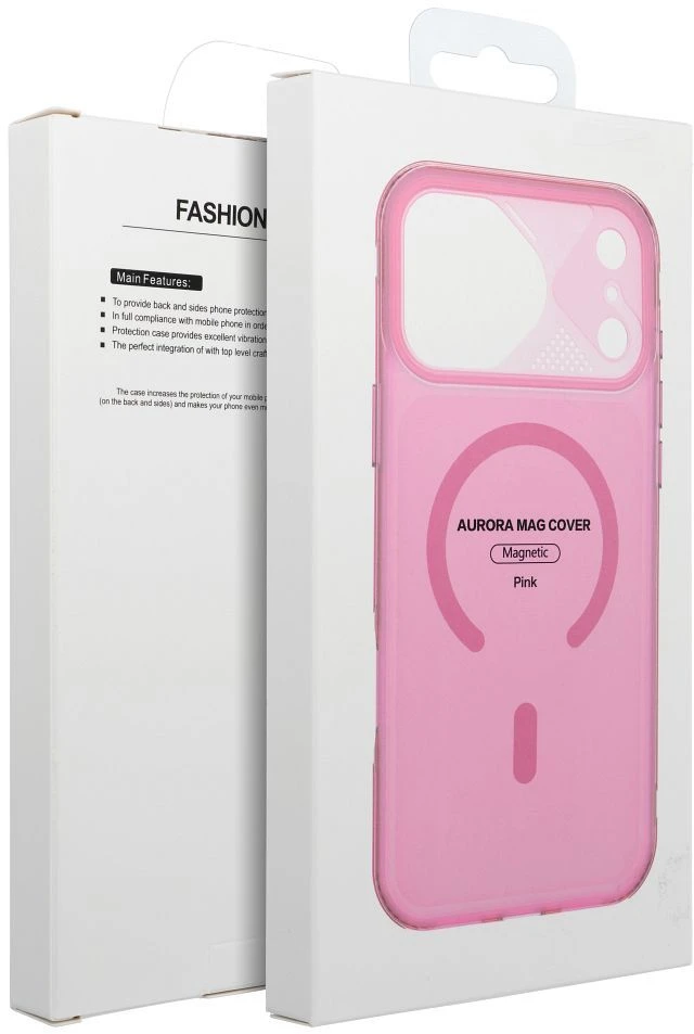 Oem Originalus „iPhone 11 Aurora“ dėklas, suderinamas su „MagSafe“, rožinis