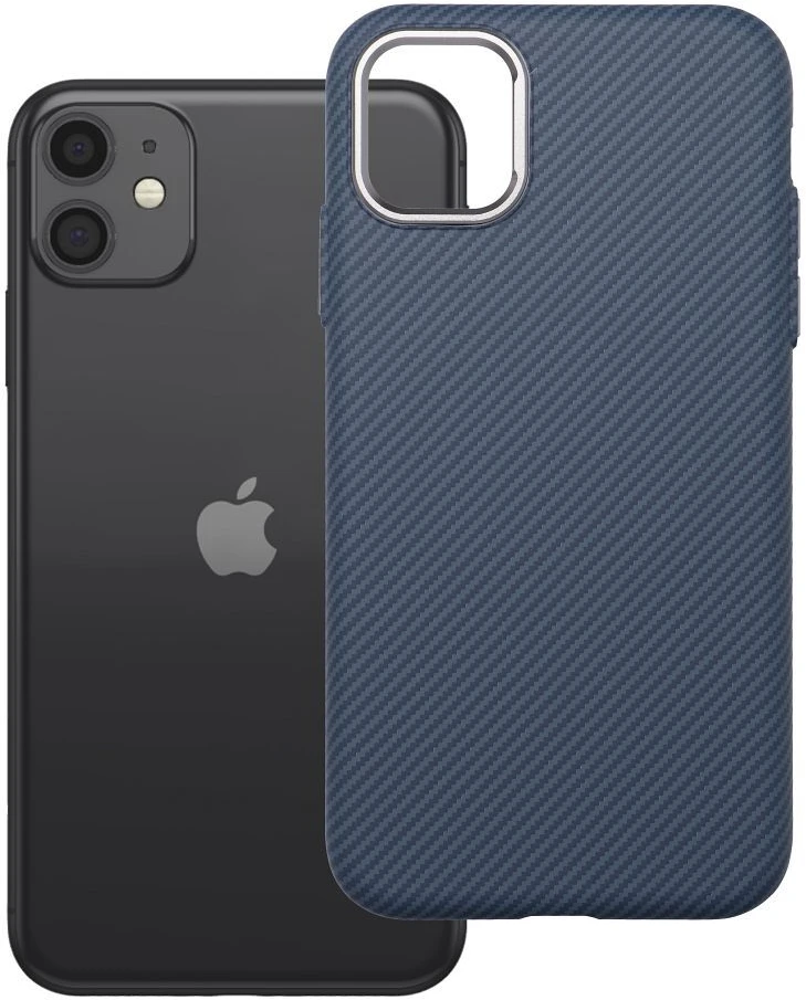 Oem Originalus „iPhone 11 K-Look“ dėklas, suderinamas su „MagSafe“ mėlynas