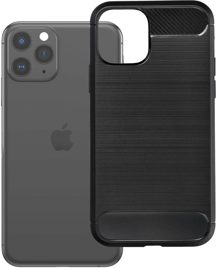 OEM dėklas iPhone 11 PRO Carbon 2.0 juodas