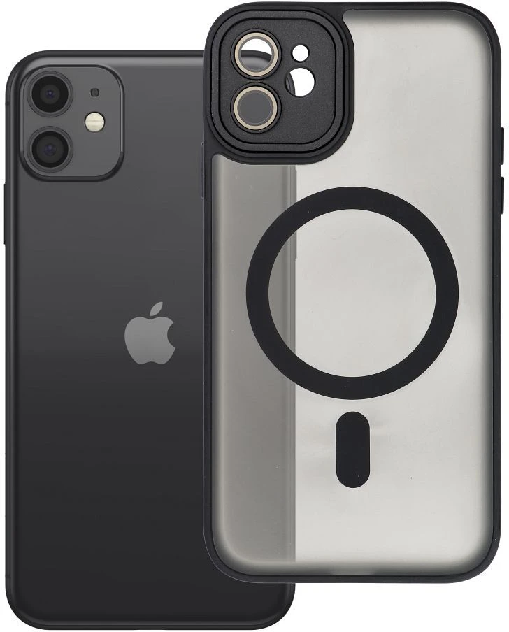 „Oem iPhone 11 Variete Mag“ dėklas, suderinamas su „MagSafe“ (juodas)