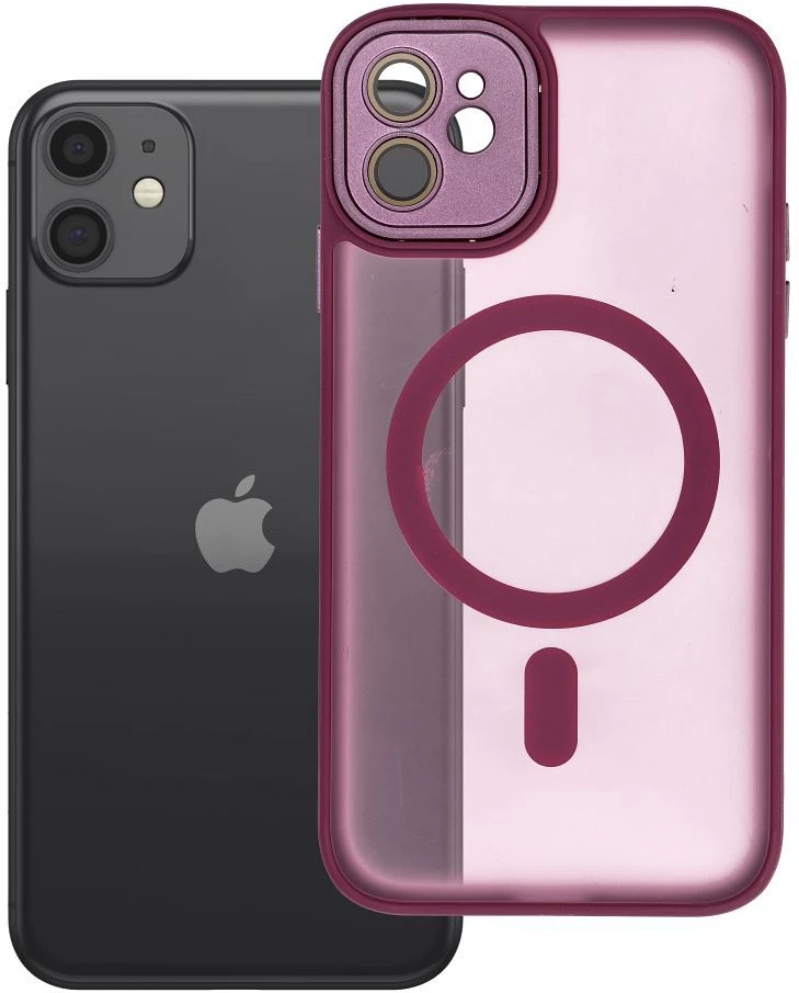 Oem Originalus „iPhone 11 Variete Mag“ dėklas, suderinamas su „MagSafe“ violetine