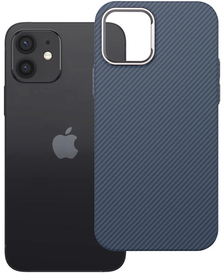 Oem Originalus „iPhone 12“ / „12 PRO“ K-Look dėklas, suderinamas su „MagSafe“ mėlynas