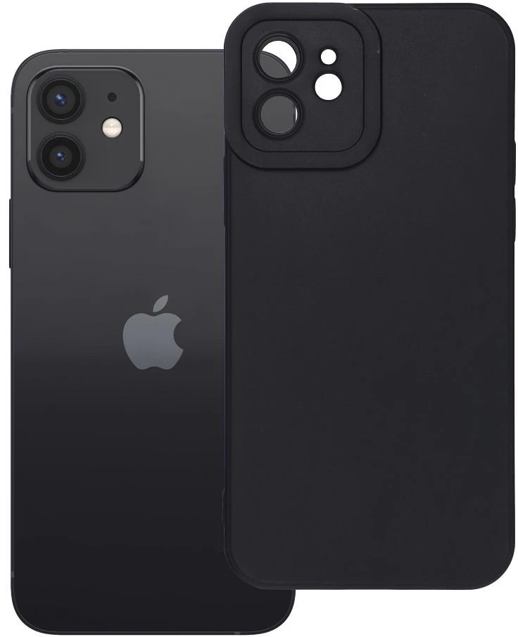 OEM dėklas, skirtas iPhone 12 matinis 2.0 juodas