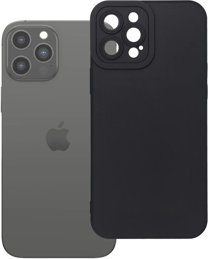 Dėklas Oem Case for iPhone 12 PRO MAX Matt 2.0 juodas