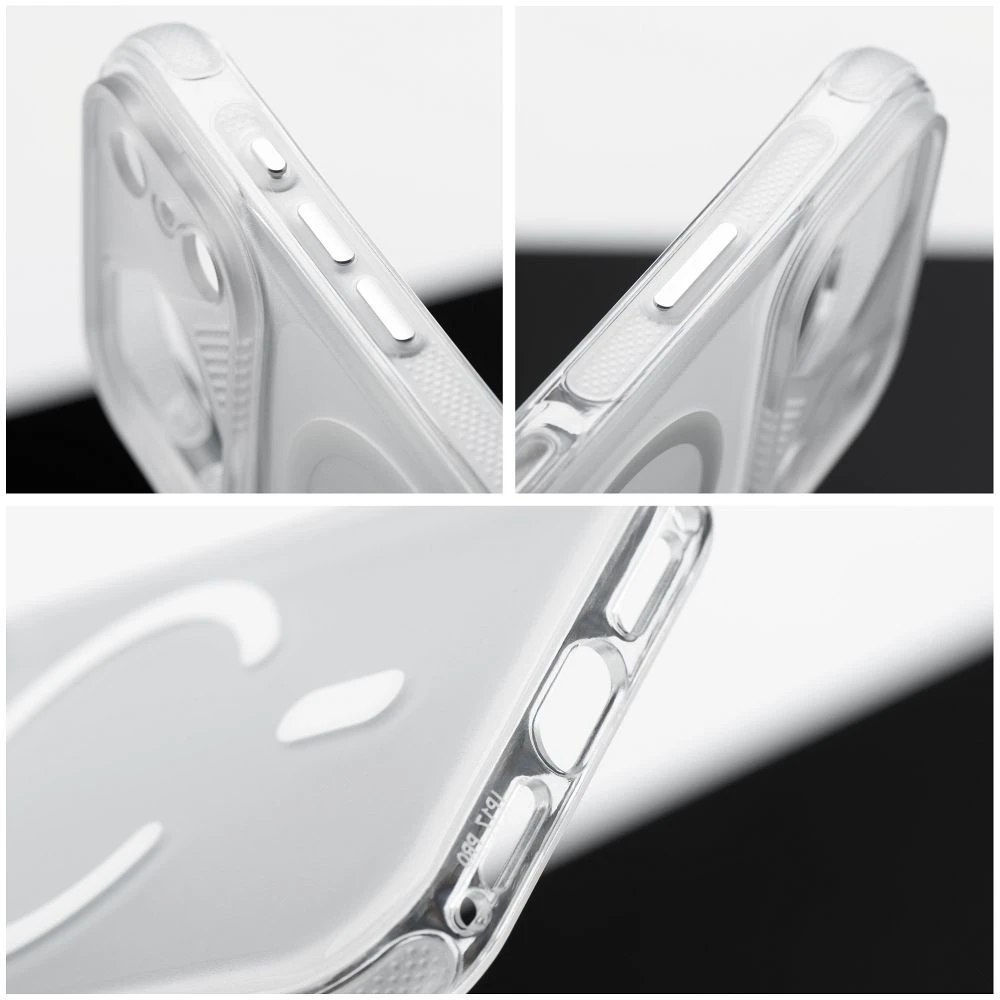 Oem Originalus „iPhone 13 Aurora“ dėklas, suderinamas su „MagSafe“ ir baltais atvartais.
