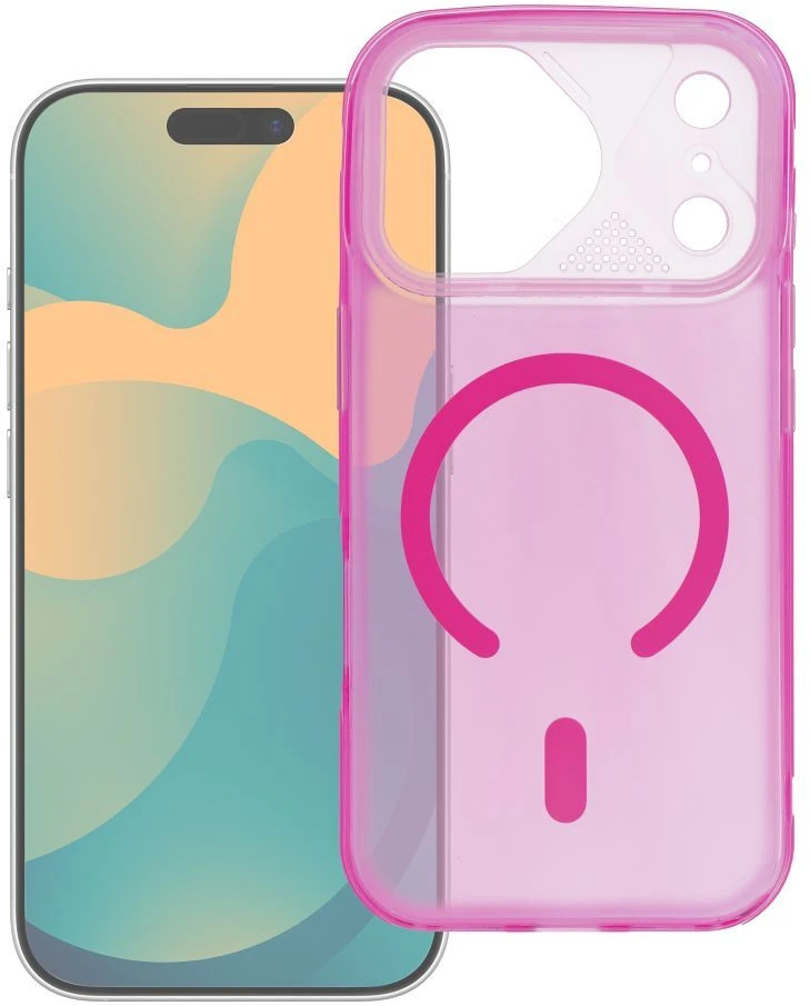 Oem Originalus „iPhone 13 Aurora“ dėklas, suderinamas su „MagSafe“, rožinis