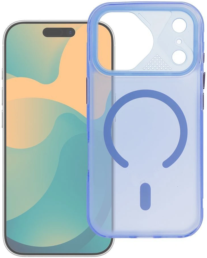 Oem Originalus „iPhone 13 PRO Aurora“ dėklas, suderinamas su „MagSafe“ mėlynas