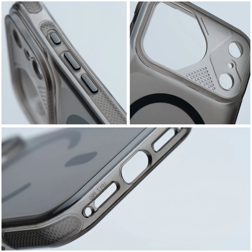 Oem Originalus „iPhone 13 PRO Aurora“ dėklas, suderinamas su „MagSafe“ ir juodas