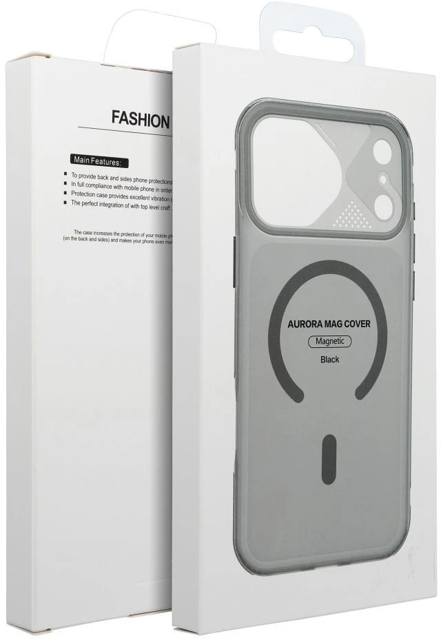 Oem Originalus „iPhone 13 PRO Aurora“ dėklas, suderinamas su „MagSafe“ ir juodas