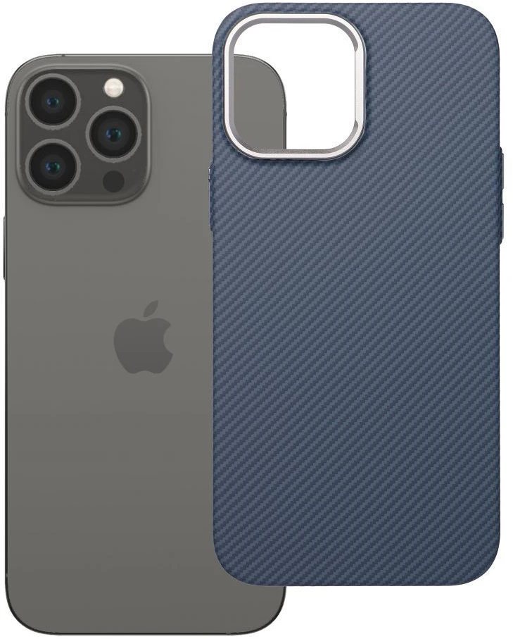 Oem Originalus „iPhone 13 PRO MAX“ K-Look dėklas, suderinamas su „MagSafe“ mėlynas