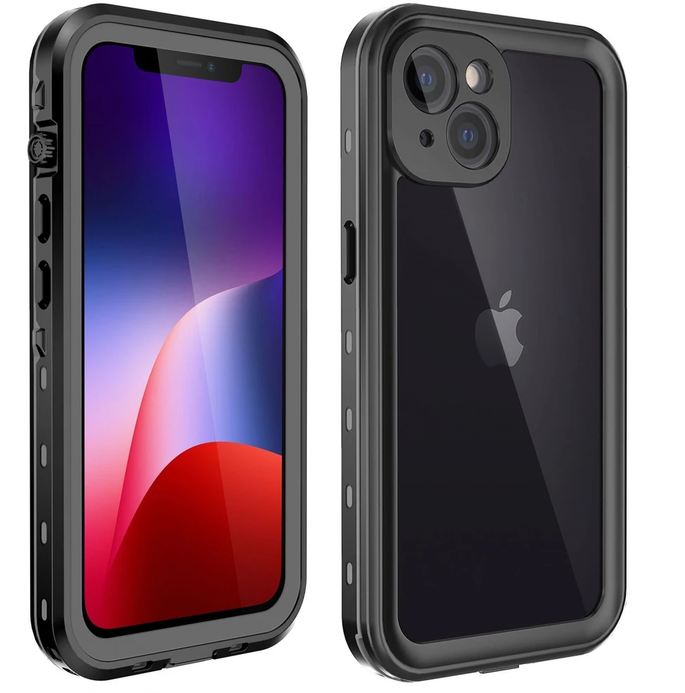 Dėklas Oem Case for iPhone 13 Shellbox DOT waterproof juodas