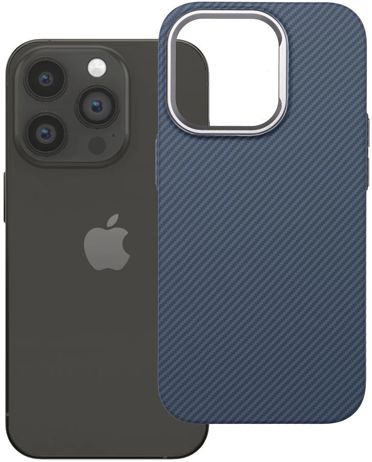 Oem Originalus „iPhone 14 PRO“ dėklas, K-Look, suderinamas su „MagSafe“ mėlynas