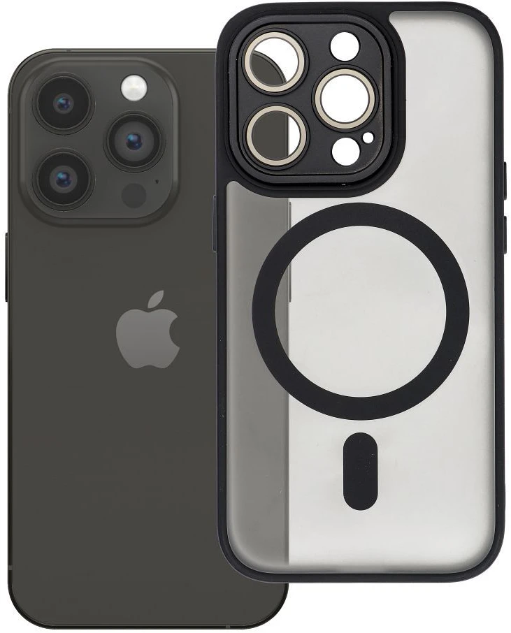 Oem Originalus „iPhone 14 PRO“ dėklas, suderinamas su „MagSafe“ ir juodas