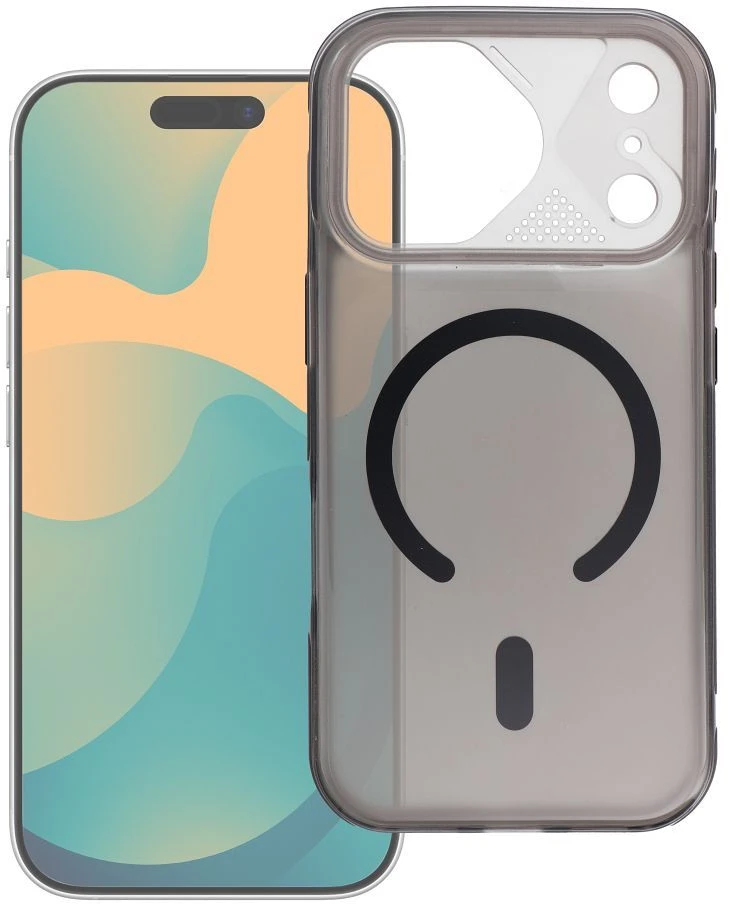 Oem Originalus „iPhone 15 Aurora“ dėklas, suderinamas su „MagSafe“ juodas