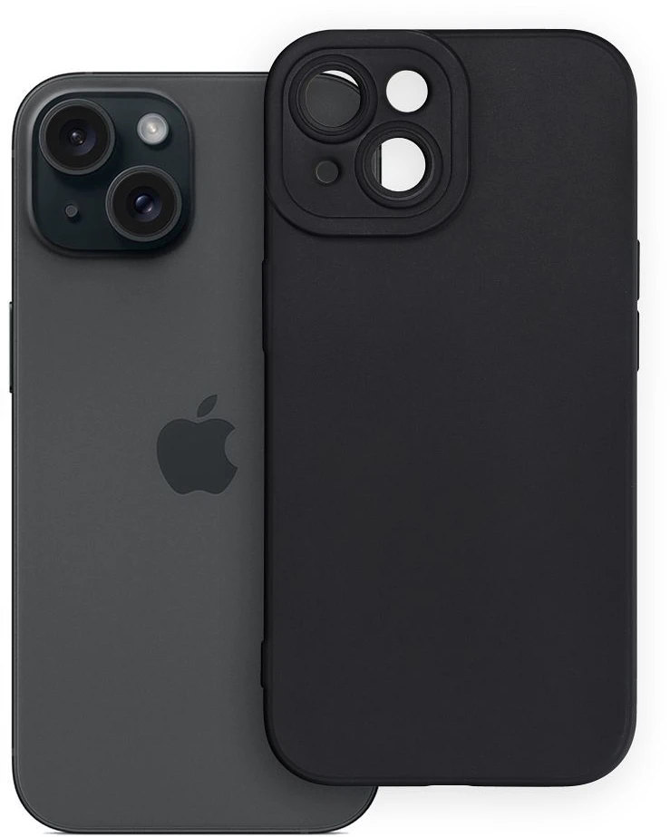 Oem Dėklas, skirtas iPhone 15 Matt 2.0 juodas