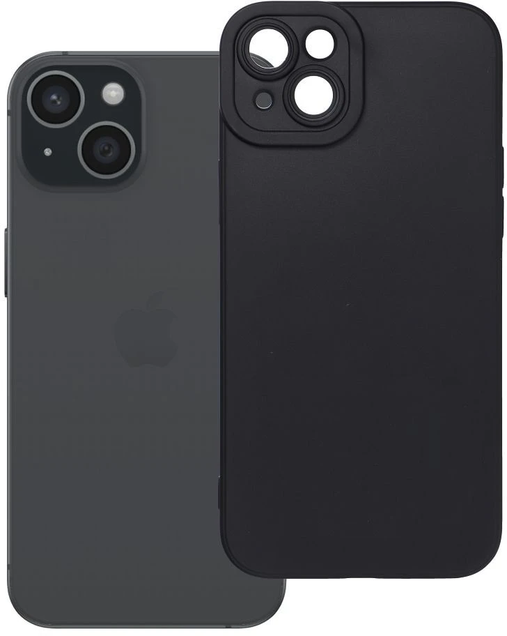 Dėklas Oem Case for iPhone 15 PLUS Matt 2.0 juodas